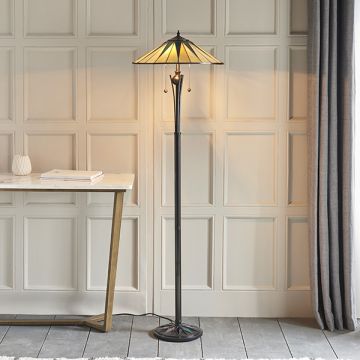 Lampă de podea DARK STAR 64041 2x60W/E27 IP20 de la Endon