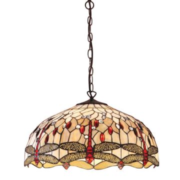 Lampă cu pendul DRAGONFLY BEIGE 64079 3x60W/E27 IP20 de la Endon