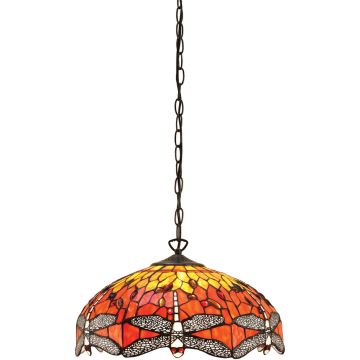 Lampă cu pendul DRAGONFLY FLAME 64081 3x60W/E27 IP20 de la Endon