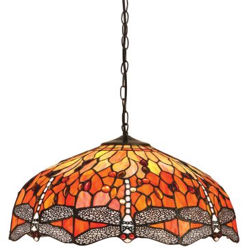 Lampă cu pendul DRAGONFLY FLAME 64082 3x60W/E27 IP20 de la Endon