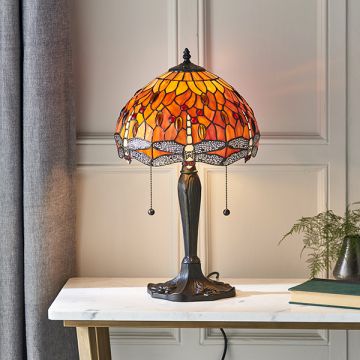 Lampă de masă DRAGONFLY FLAME 64092 2x60W/E27 IP20 de la Endon