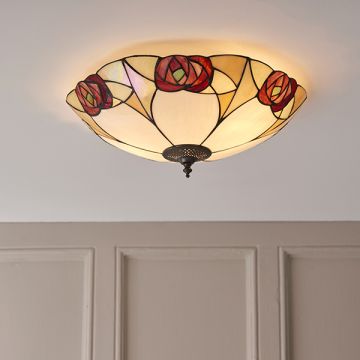 Lustră de tavan INGRAM 64182 2x60W/E27 IP20 de la Endon