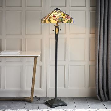 Lampă de podea WILLOW 64383 2x60W/E27 IP20 de la Endon