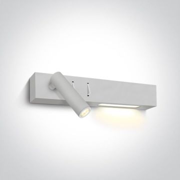 Aplique de perete Reading Spots 65146/W/W 3000K 1x3W|1x6W/LED 480lm IP20 de la One Light