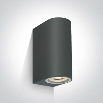 Aplique de perete Outdoor Cylinders 67142G/AN 2x6W/GU10 IP65 de la One Light