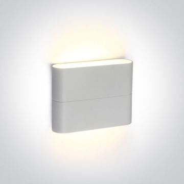 Aplique de perete Outdoor Slim Range Up & down 67376/W/W 3000K 2x3W/LED 210lm IP54 de la One Light