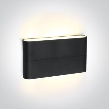 Aplique de perete Outdoor Slim Range Up & down 67376A/AN/W 3000K 2x6W/LED 420lm IP54 de la One Light