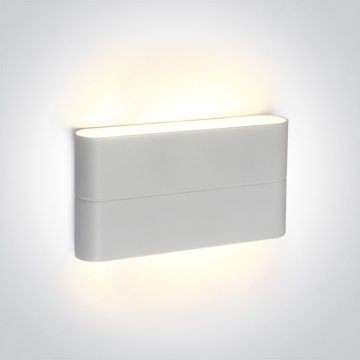 Aplique de perete Outdoor Slim Range Up & down 67376A/W/W 3000K 2x6W/LED 420lm IP54 de la One Light