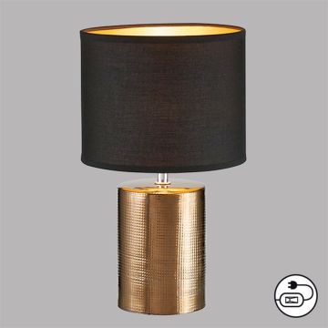 Lampă de masă Bronz 50657 1x25W/E14 IP20 de la Fischer&Honsel
