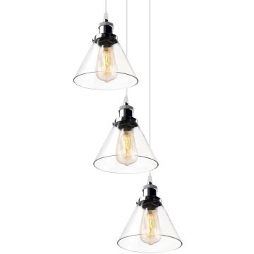 Lampă cu pendul NEW YORK LOFT LA034/CO3_chrom 3x40W/E27 IP20 de la Altavola Design
