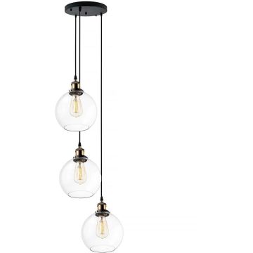 Lampă cu pendul NEW YORK LOFT LA035/CO3 3x40W/E27 IP20 de la Altavola Design