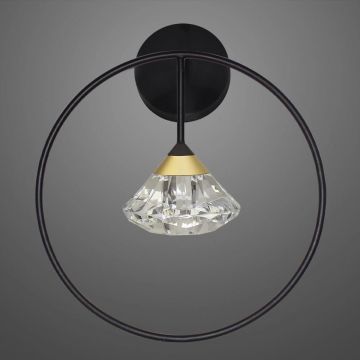 Aplique de perete Tiffany LA059/W_black 3000K 1x1x3W/LED 180lm IP20 de la Altavola Design