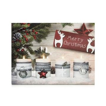 Decorațiune de sărbătoare CANVAS 704498 4x0,24W/LED de la Markslojd