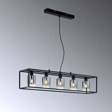 Lampă cu pendul Iska 60908 5x10W/E14 IP20 de la Fischer&Honsel
