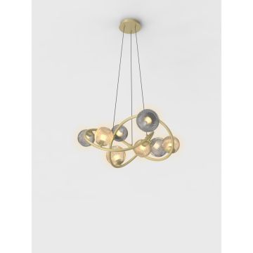 Lampă cu pendul METZ 7015-804 3000k 8x3,5w/g9 3120lm de la Aviano Lighting