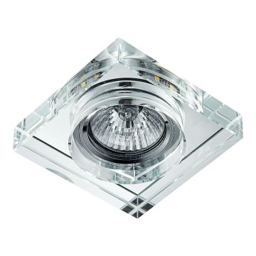 Lumină îngropată deasupra plafonului ELEGANT DOUBLE LIGHT 71105 1x50W/GU10|1x3W/LED 380lm IP20 de la Prezent