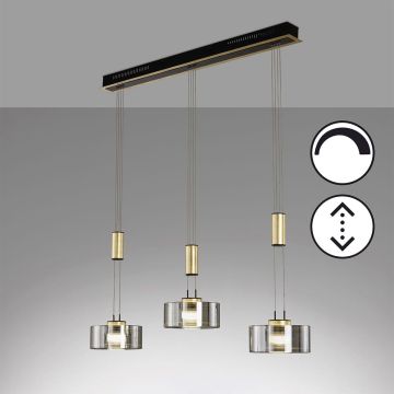 Lampă cu pendul Lavin 61016 2700K 3x9W/LED 2900 lm IP20 de la Fischer&Honsel