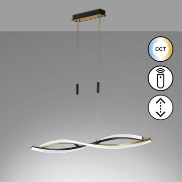 Lampă cu pendul Torcido 61018 2700K 1x27W/LED 3200 lm IP20 de la Fischer&Honsel