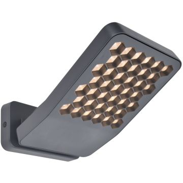 Aplique de perete ATLANTIS 7801605118 3000k 1x13.7w/led 1850lm ip54 de la Lutec