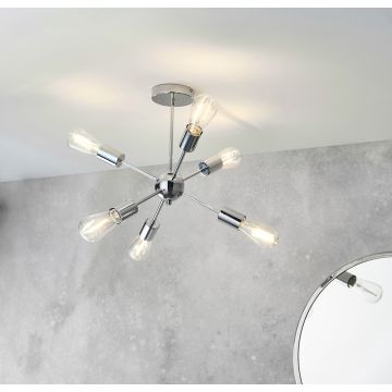 Lampă de tavan RUBENS 79469 6x40W/E27 IP20 de la Endon