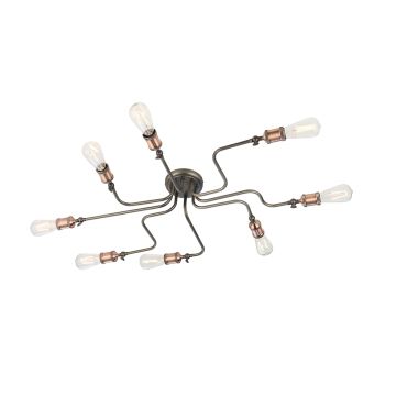 Lampă de tavan HAL 81610 8x40W/E27 IP20 de la Endon
