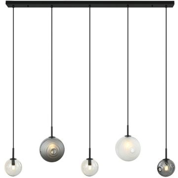 Lampă cu pendul LINE LIGHT 23056 5x5W/G9 IP20 de la Zambelis