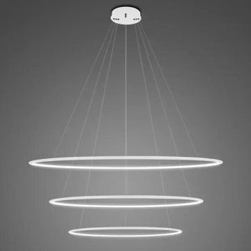 Lampă cu pendul Ledowe okręgi LA075/P_100_in_4k_white 4000K 3x130W/LED 8970lm IP44 de la Altavola Design