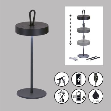 Lampă de masă Dord 850343 3000K 1x2.5W/LED 270lm IP54 de la Fischer&Honsel
