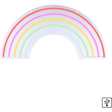 Aplique de perete NEON-RAINBOW 85024-70 multikolor 1x10,5W/LED 9lm ip20 de la Paul Neuhaus