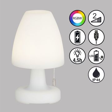 Lampă de masă Termoli 850250 RGBW 2x1.5W/LED 170lm IP44 de la Fischer&Honsel