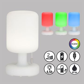 Lampă de masă Termoli 850253 RGBW 2x1.5W/LED 170lm IP44 de la Fischer&Honsel