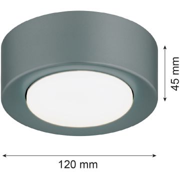 Lampă de tavan ELORA 8917 1x12W/GX53 ip20 de la Argon