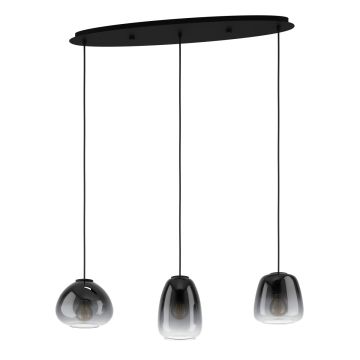Lampă cu pendul AGUILARES 900195 3x40W/E27 de la Eglo
