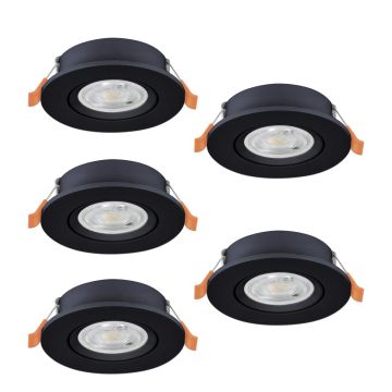 Lumină îngropată deasupra plafonului BARRANCO 902266 2700K, 4000K, 6500K 5x4.5W/LED 5X450lm ip20 de la Eglo