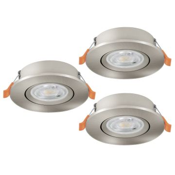 Lumină îngropată deasupra plafonului BARRANCO 902268 2700K, 4000K, 6500K 3x4.5W/LED 3X450lm ip20 de la Eglo