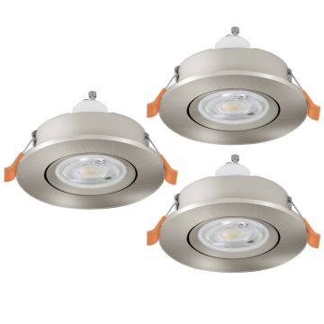 Lumină îngropată deasupra plafonului BARRANCO GU10 902259 3x4.5W/GU10 ip20 de la Eglo