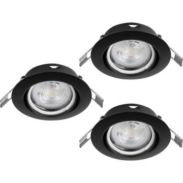 Lumină îngropată deasupra plafonului FAVAZZINA 901755 2700k 3x4w/gu10 ip20 de la Eglo
