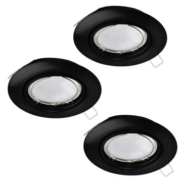 Lumină îngropată deasupra plafonului PENETO 900752 3x4.6W/GU10|LED IP20 de la Eglo