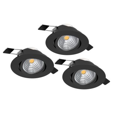 Lumină îngropată deasupra plafonului SALICETO 900747 2700K 3x6W/LED 1350LM IP20 de la Eglo