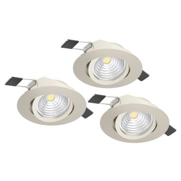 Lumină îngropată deasupra plafonului SALICETO 902282 4000K 3x6W/LED 3X580lm ip20 de la Eglo