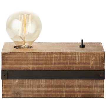 Lampă de masă WOODHILL 93722/76 1x30W/E27 IP20 de la Brilliant