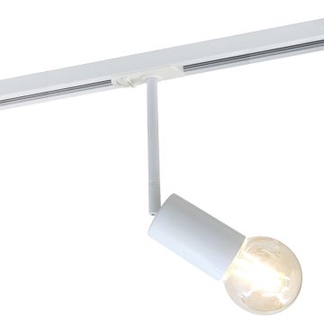 Proiector de șină MARVI TR JAZZ 913903-1-LNG-WH 1x40W/E27 IP20 de la Italux