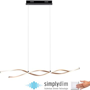 Lampă cu pendul POLINA 9142-18 3000k 2x23,5W/LED 2526lm ip20 de la Paul Neuhaus