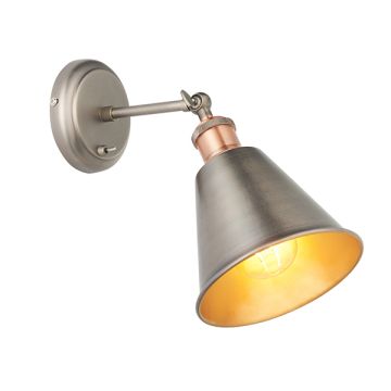Aplique de perete HAL 92866 1x10W/E27 IP20 de la Endon