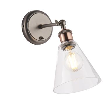 Aplique de perete HAL 92874 1x10W/E27 IP20 de la Endon