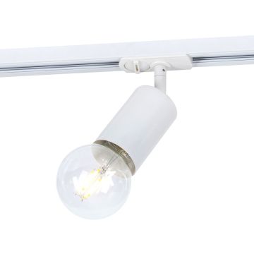 Proiector de șină MARVI TR DOLORES 922121-1-WH 1x40W/E27 IP20 de la Italux