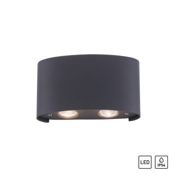 Aplique de perete CARLO 9487-13 3000K 4x0,8W/LED 410LM IP54 de la Paul Neuhaus