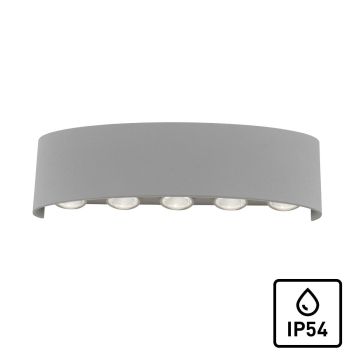 Aplique de perete CARLO 9489-21 3000K 10x0,8W/LED 960LM IP54 de la Paul Neuhaus
