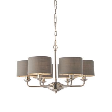 Candelabru HIGHCLERE 94381 6x28W/E14 IP20 de la Endon