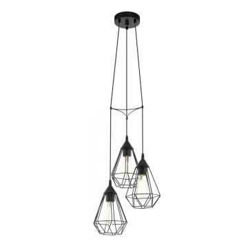 Lampă cu pendul TARBES 94191 3x60W/E27 de la Eglo